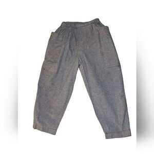 Vintage‎ Cottontail Originals blue chambray paper bag pants size 6 🌈5 for $25